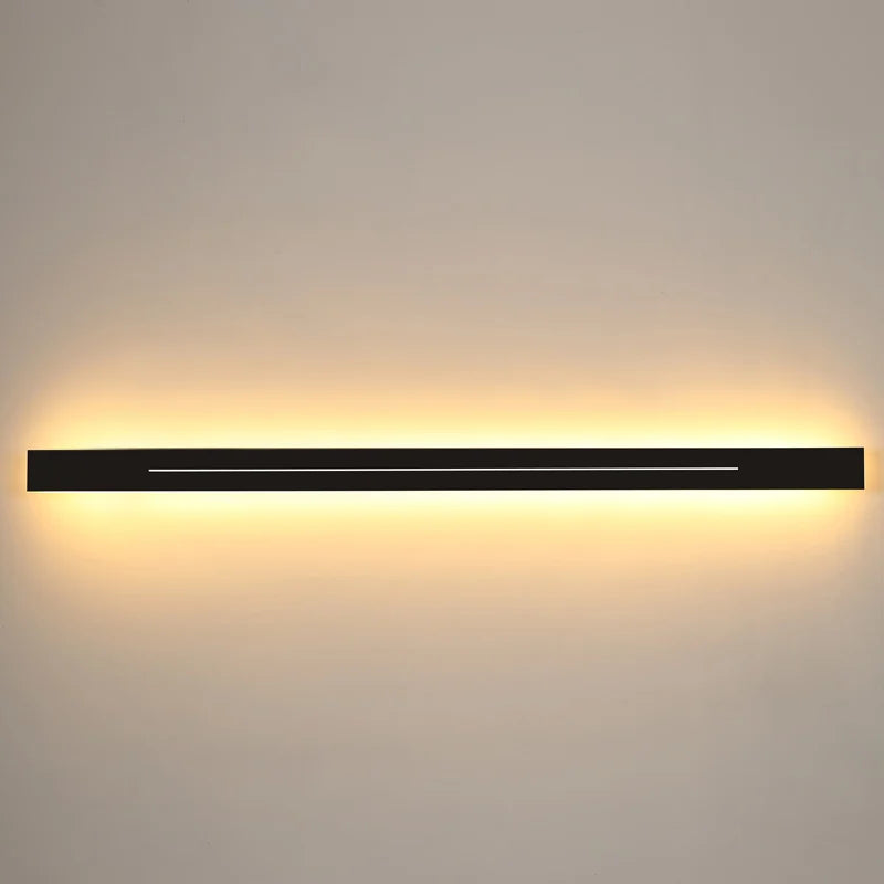 Nordic Led Lamp Home Decoration Wall Mirror Light Lighting Fixture Bathroom Bedroom Modern Wall Sconce Gold Black Metal Acrylic