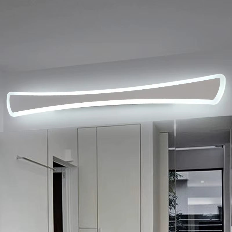 Modern Kitchen Bathroom Mirror Light Fixture Nordic Led Wall Lamps Sconce Home Decor Lighting White Iron Acrylic Avize 110-220V
