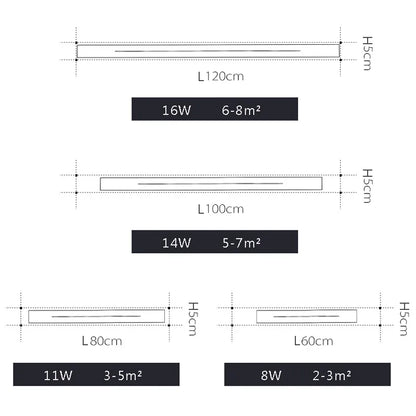 Nordic Led Lamp Home Decoration Wall Mirror Light Lighting Fixture Bathroom Bedroom Modern Wall Sconce Gold Black Metal Acrylic