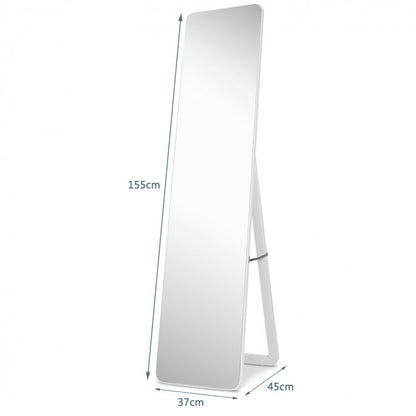 63 X 14.5 Inch Full Length Frameless Wall Mountable Floor Mirror